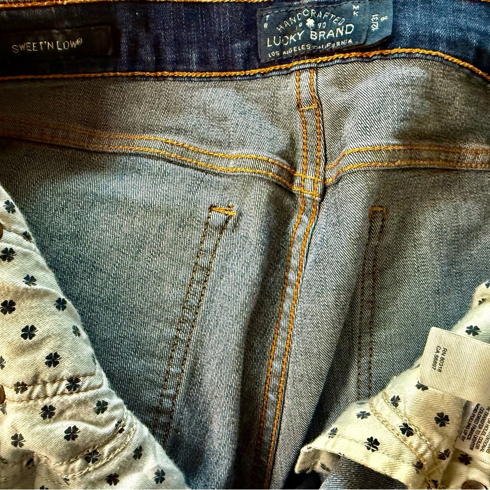 Lucky Brand Women's Dark Blue Bootcut Stretch Jeans 29/31 Sweet’N Low - Picture 6 of 10